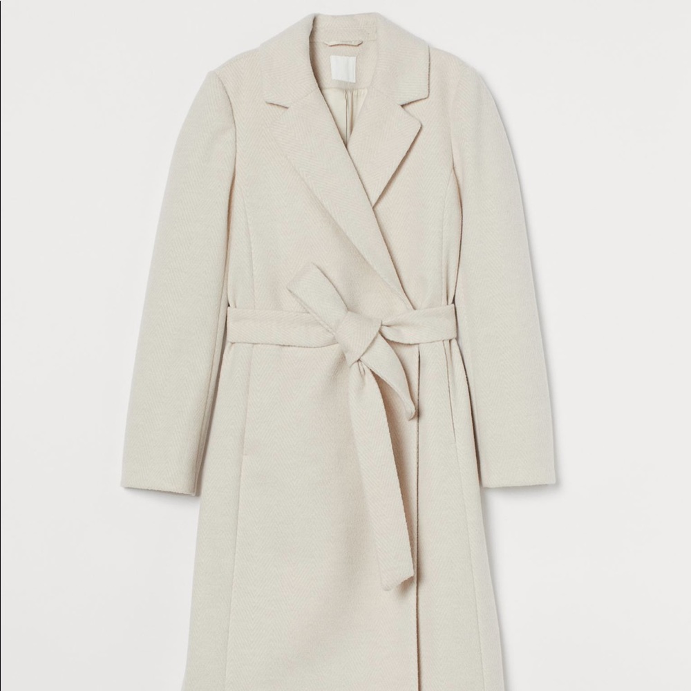 H&M Tie Belt Coat